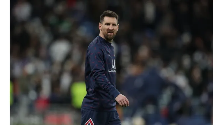 Lionel Messi with PSG