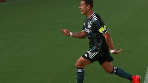 Javier "Chicharito" Hernandez #14 of Los Angeles Galaxy
