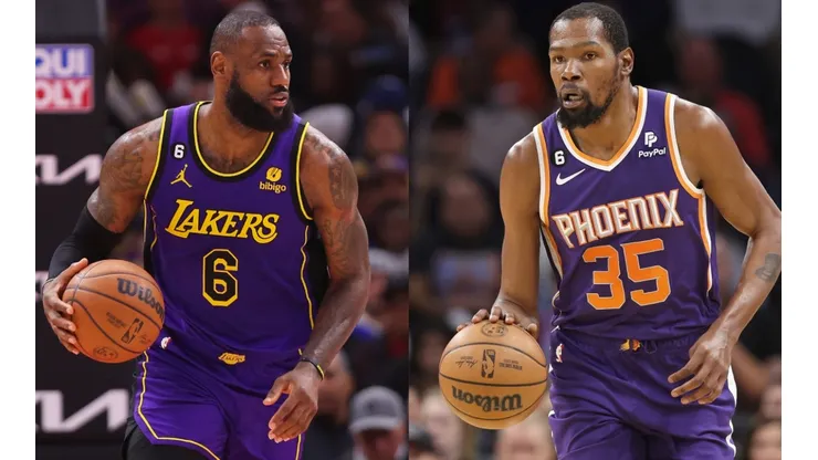 LeBron James and Kevin Durant