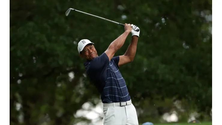 Tiger Woods at the 2023 Masters tournament