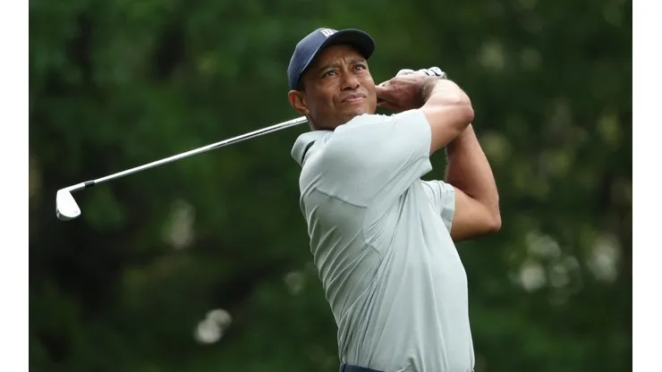 Tiger Woods at the 2023 Masters tournament