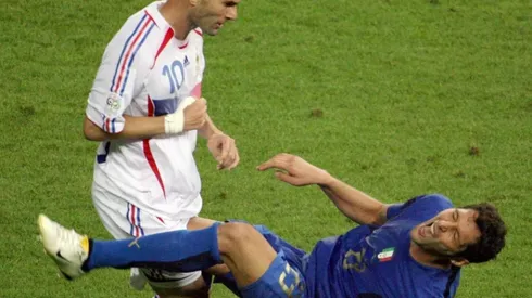 Zinedine Zidane headbutts Marco Materazzi