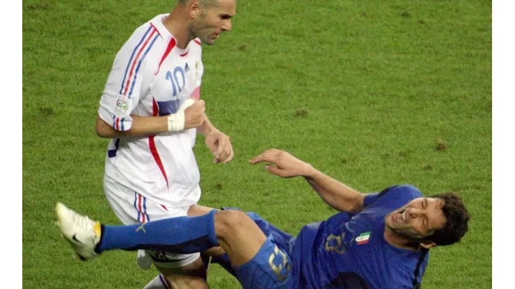 Zinedine Zidane headbutts Marco Materazzi