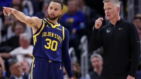 Steve Kerr and Stephen Curry