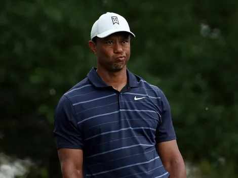 Did a tree fall in the 2023 Masters Tournament during a weather delay?