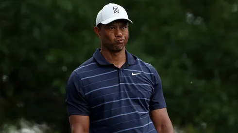 Tiger Woods during the second round of the 2023 Masters Tournament at Augusta National Golf Club