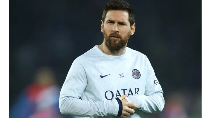 Lionel Messi with PSG
