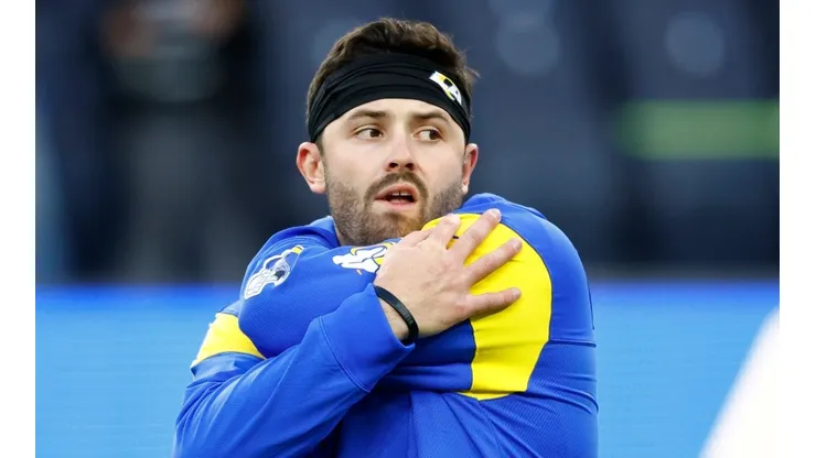 Baker Mayfield with the Los Angeles Rams