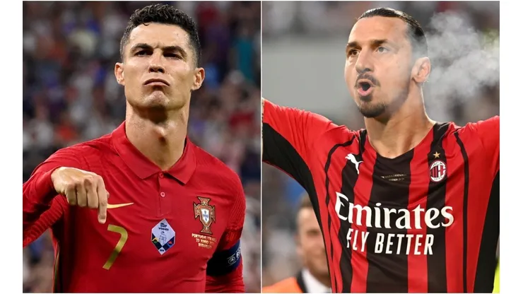 Cristiano Ronaldo and Zlatan Ibrahimovic
