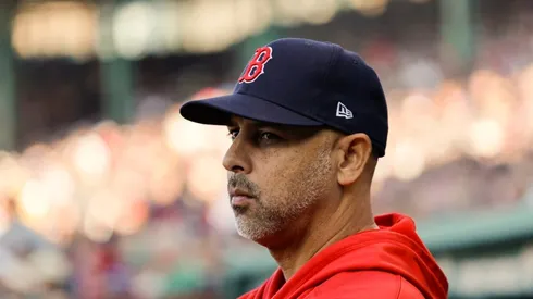 Manager Alex Cora of the Boston Red Sox