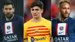 Lionel Messi, Gavi, and Neymar