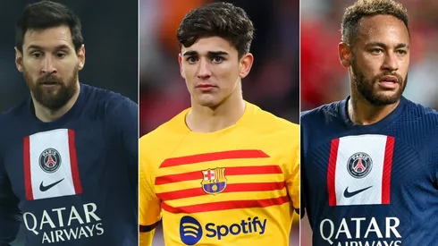 Lionel Messi, Gavi, and Neymar