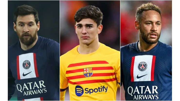Lionel Messi, Gavi, and Neymar