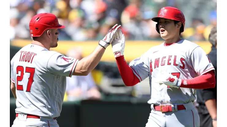 Trout and Ohtani of the Angels
