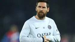 Lionel Messi with PSG