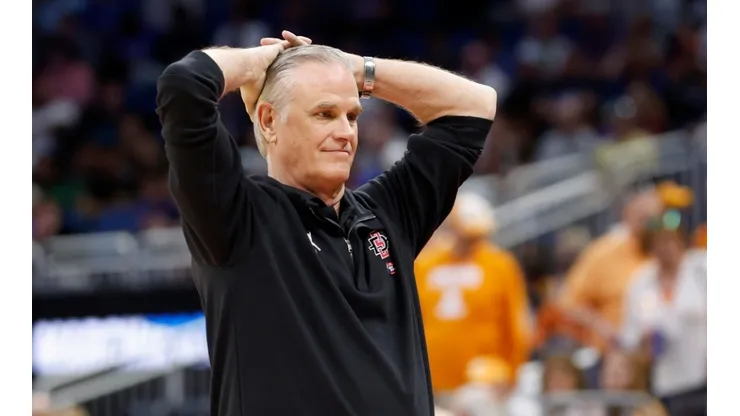 Brian Dutcher head coach of San Diego State