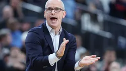 Dan Hurley head coach of the UConn Huskies