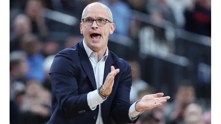 Dan Hurley head coach of the UConn Huskies