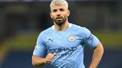 Sergio Kun Aguero as player of Manchester City in the Premier League