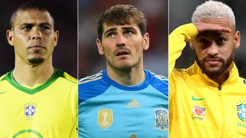 Ronaldo Nazario, Iker Casillas, and Neymar