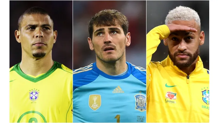 Ronaldo Nazario, Iker Casillas, and Neymar