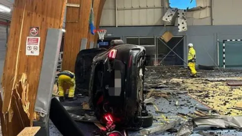 Sofian Kiyine's car crash