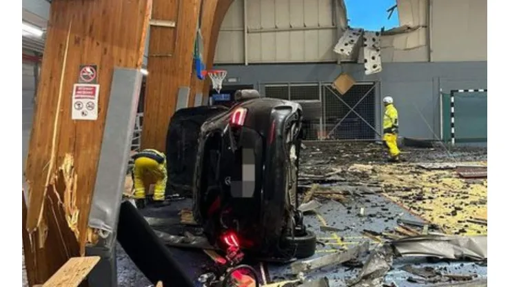 Sofian Kiyine's car crash