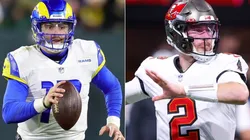 Baker Mayfield (left) and Kyle Trask.