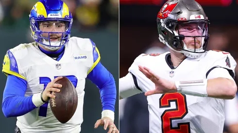 Baker Mayfield (left) and Kyle Trask.