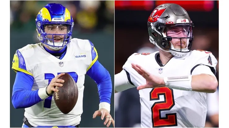 Baker Mayfield (left) and Kyle Trask.