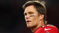 Tom Brady playing for the Tampa Bay Buccaneers in the NFL