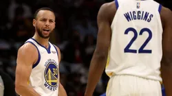 Stephen Curry and Andrew Wiggins