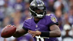 Lamar Jackson as quarterback of the Baltimore Ravens during the 2022 NFL season