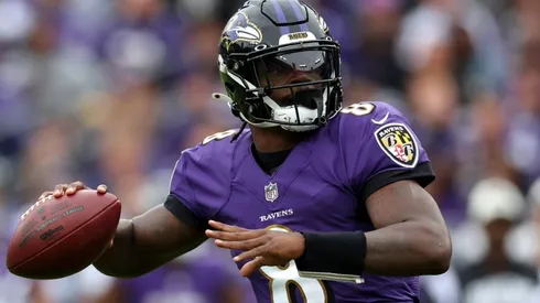 Lamar Jackson as quarterback of the Baltimore Ravens during the 2022 NFL season