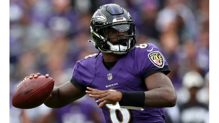 Lamar Jackson as quarterback of the Baltimore Ravens during the 2022 NFL season