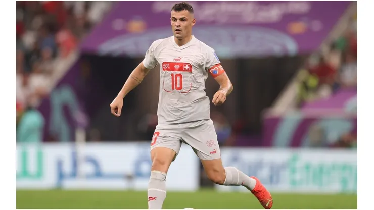 Granit Xhaka of Switzerland