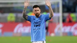 Lionel Messi before Argentina's game