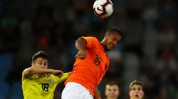 Richairo Zivkovic playing for the Netherlands U-21.