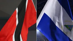 Trinida and Tobago and Nicaragua flags