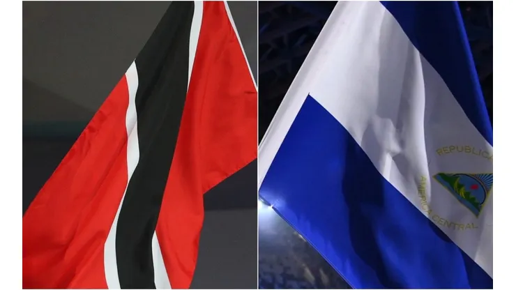 Trinida and Tobago and Nicaragua flags