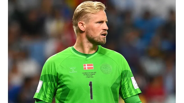 Kasper Schmeichel of Denmark