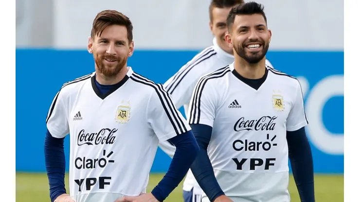 Lionel Messi and Sergio Aguero