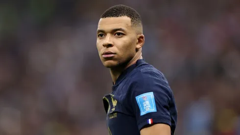 Kylian Mbappe with France in the Qatar 2022 World Cup