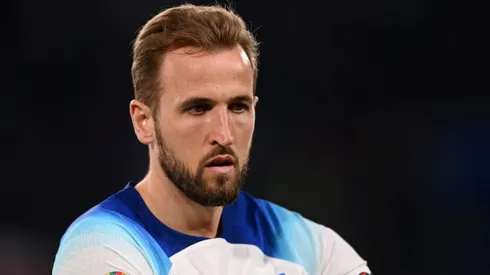 Harry Kane of England during the UEFA EURO 2024 qualifying round match against Italy at Stadio Diego Armando Maradona