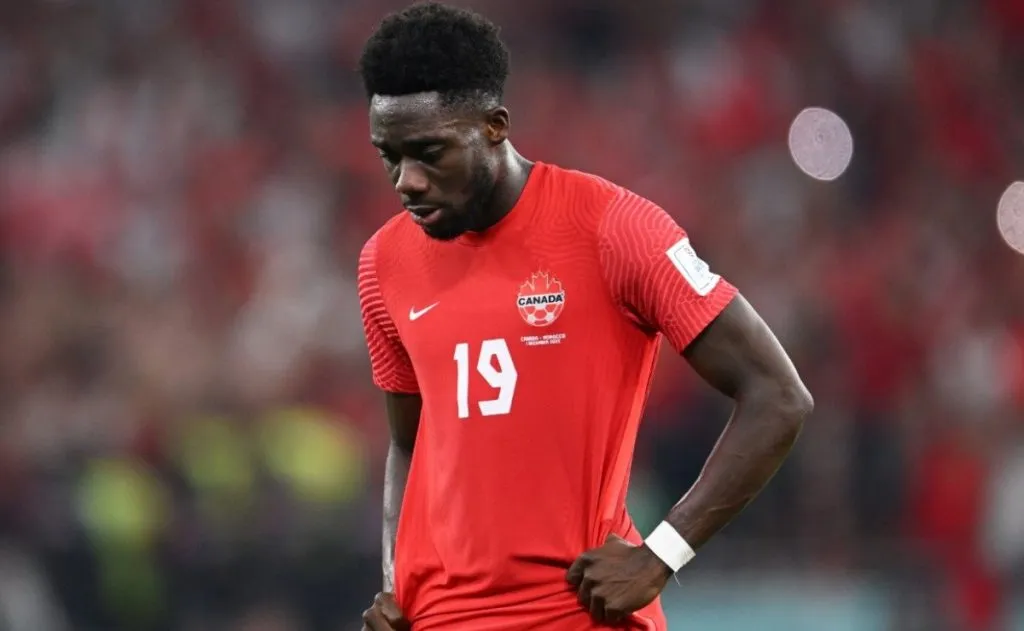 Canada star Alphonso Davies.