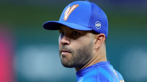 Jose Altuve with Venezuela in the World Baseball Classic 2023