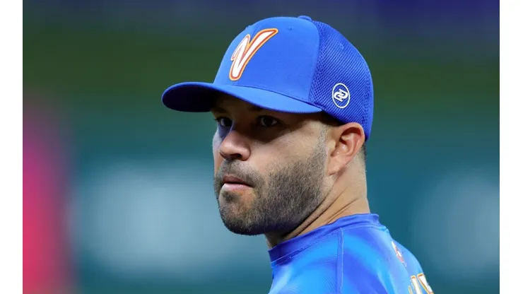 Jose Altuve with Venezuela in the World Baseball Classic 2023