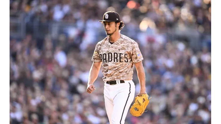 Japanese player Darvish of SD Padres