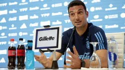 Argentina's coach Lionel Scaloni