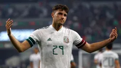 Santiago Gimenez with Mexico's National Team